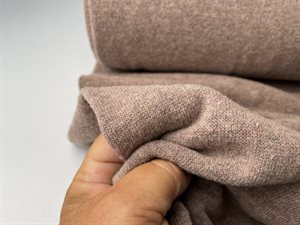 Strik - uld jersey, flot lys taupe meleret
